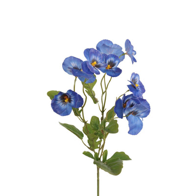 Roberts collection branche artificielle buisson de violon bleu 45cm