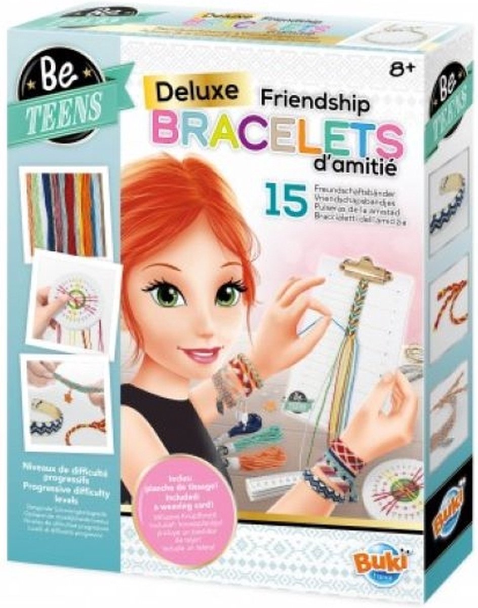 Buki france buki - confection de bracelets d'amitié confection de bracelets d'amitié - crafting - jouets créatifs
