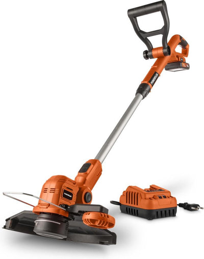 Coupe-herbe sans fil Powerplus dual power powdpg75421 - 20 v et 260 mm ø, avec batterie et chargeur, outil de jardin 2 en 1 comme coupe-herbe et coupe-bordure pour votre jardin