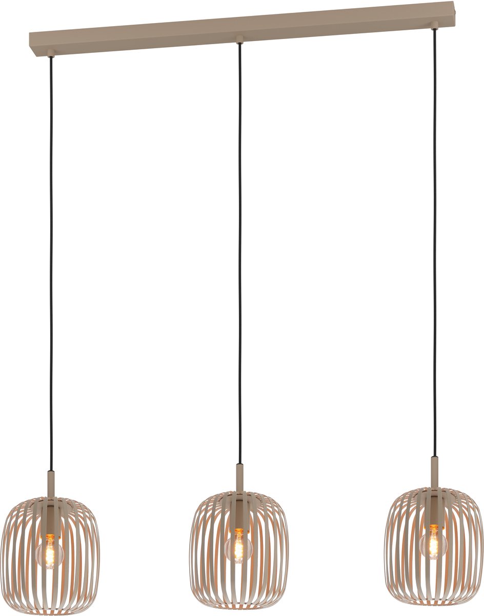 Lampe à suspension Eglo romazzina - e27 - 90 cm - couleur sable