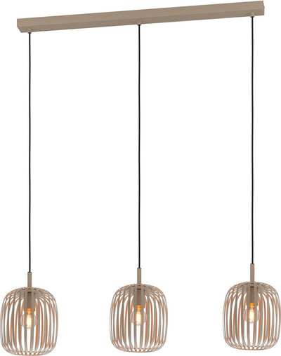 Lampe à suspension Eglo romazzina - e27 - 90 cm - couleur sable