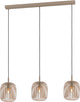 Lampe à suspension Eglo romazzina - e27 - 90 cm - couleur sable