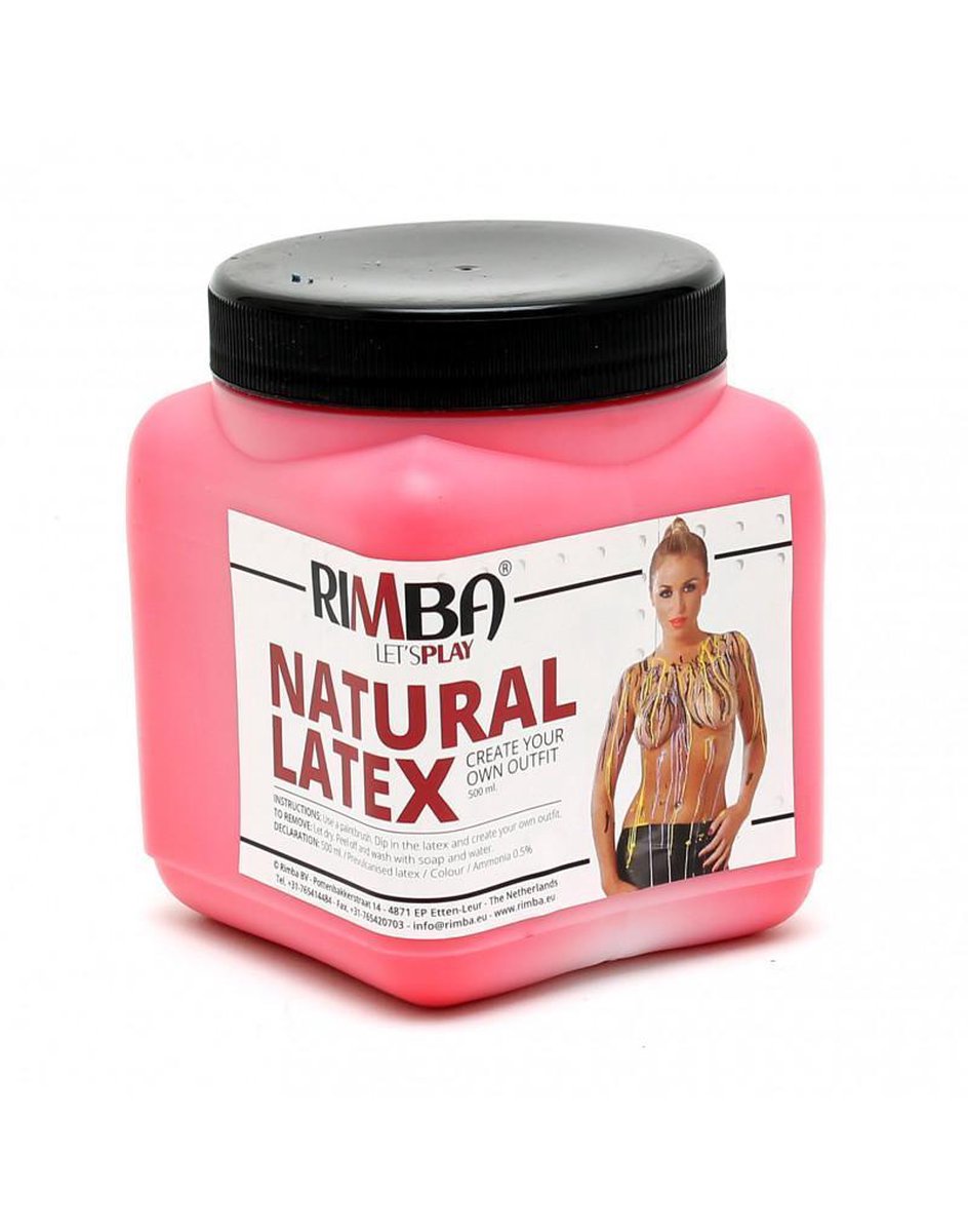 Rimba - latex liquide - peignez votre corps - 500 ml - rouge