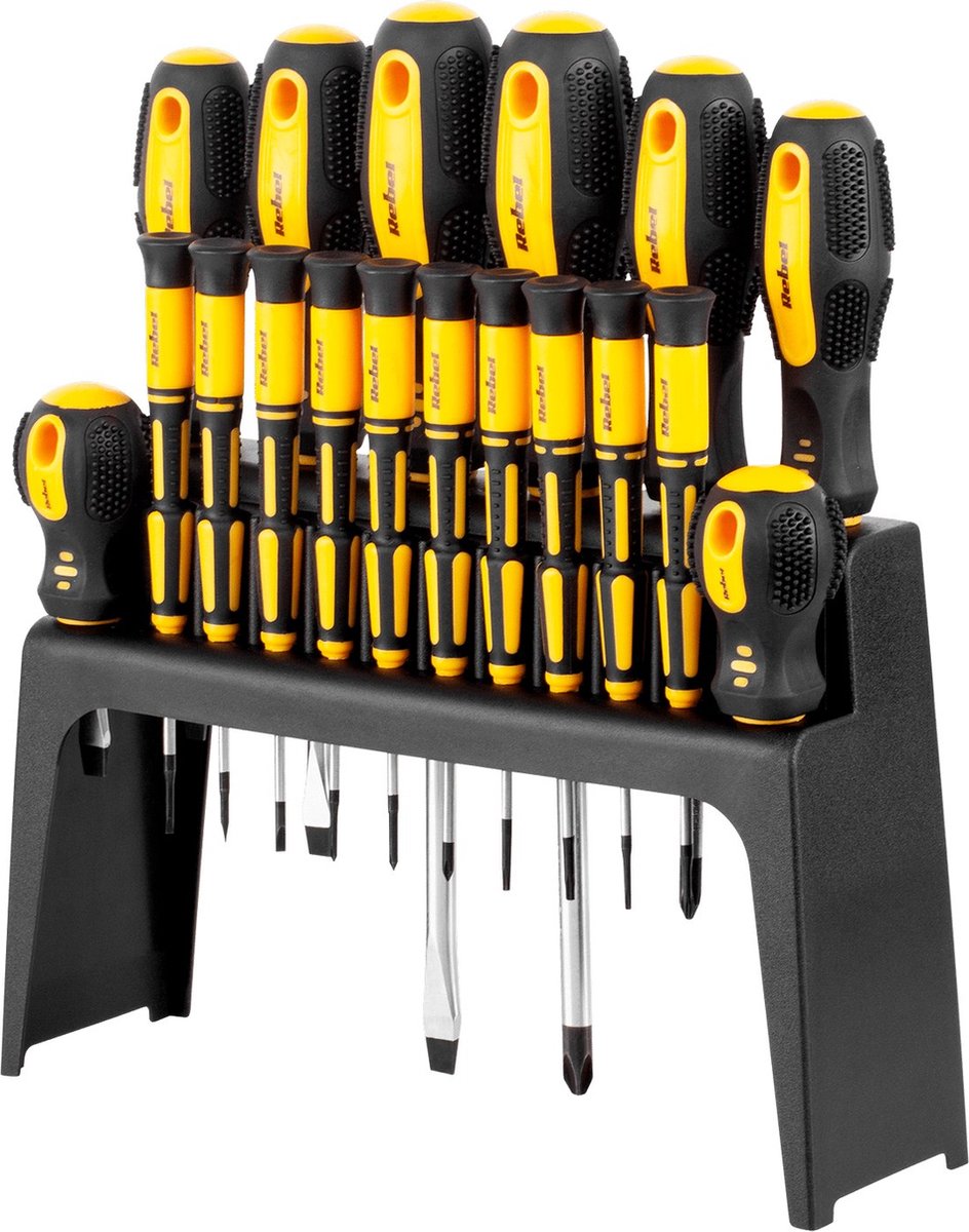 Rebel electro rebel RB-1109 jeu de tournevis 18 pièces