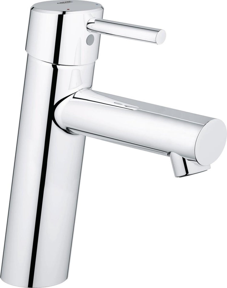 Robinet pour lavabo Grohe Concetto - bec moyen - chrome - économie d'eau