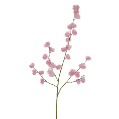Roberts collection boule de peluche branche artificielle rose 108cm