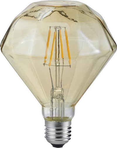 Trio diamant - sources lumineuses - ambre - incl. 1x e27 4w -