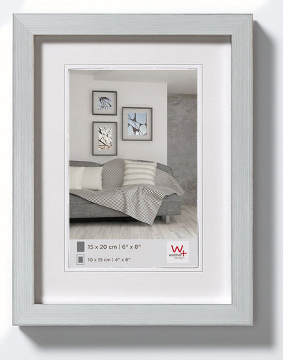 Construction Walther - cadre photo - format photo 18x24 cm - argent