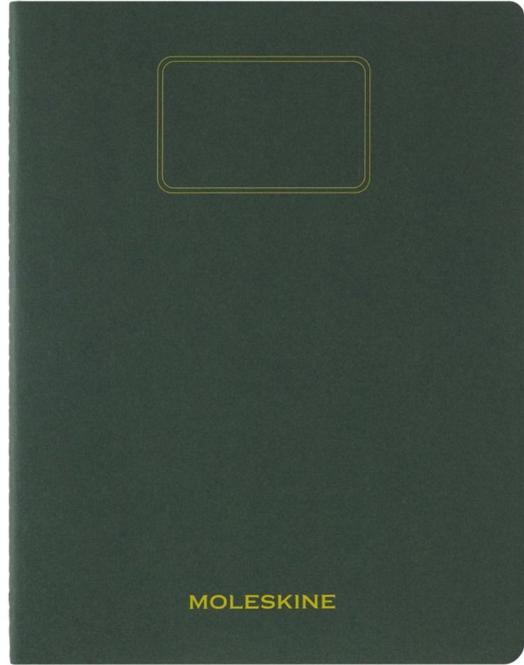 Cahier d'étudiant Moleskine xxl - kraft souple - vierge - vert myrte