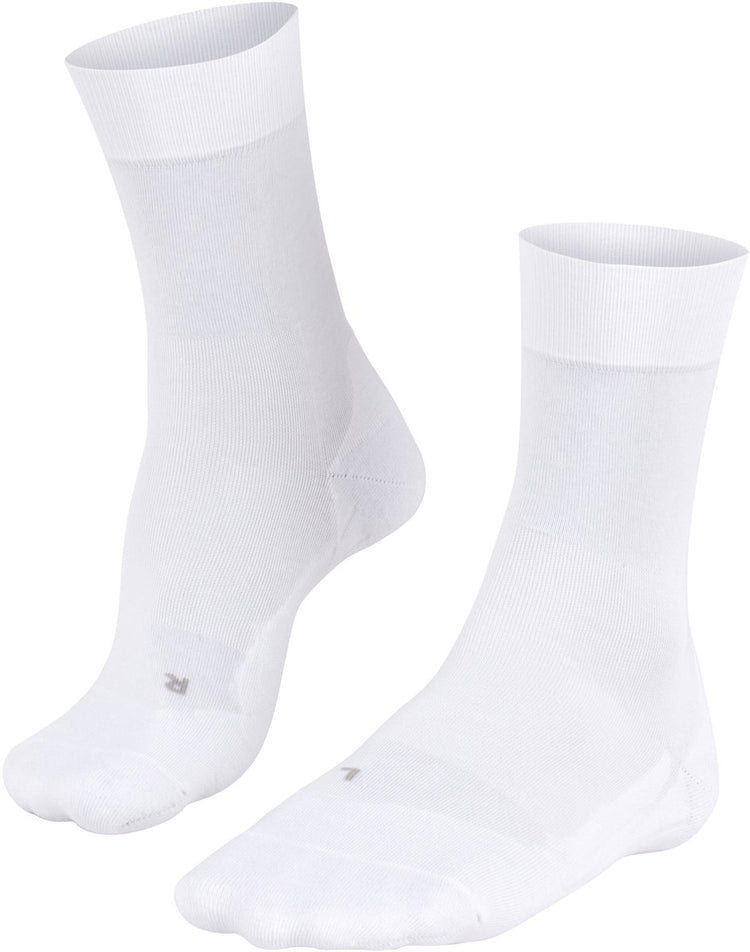 Falke go2 chaussettes de golf en coton anti-ampoules en matériau fonctionnel hommes blanc - taille 39-41