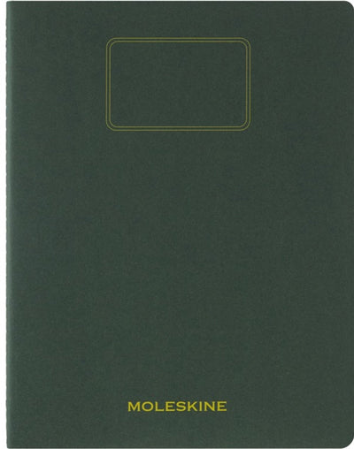 Cahier d'étudiant Moleskine xxl - kraft souple - ligné - vert myrte