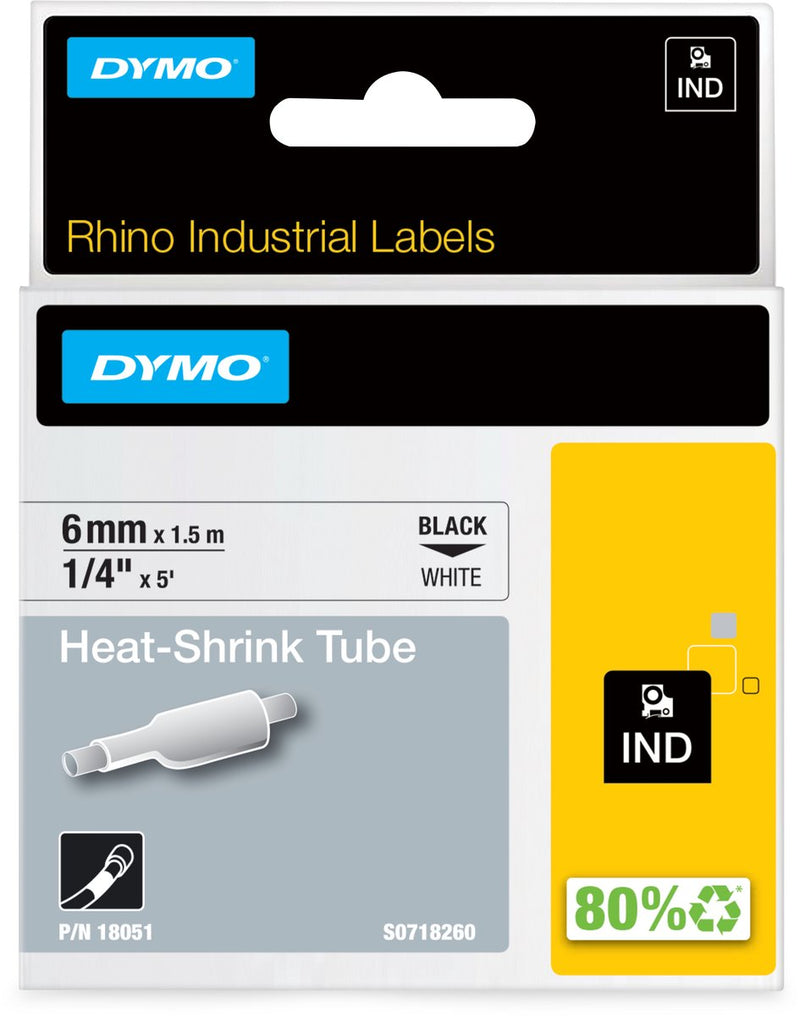 Imp krtube dymo industriel noir, blanc