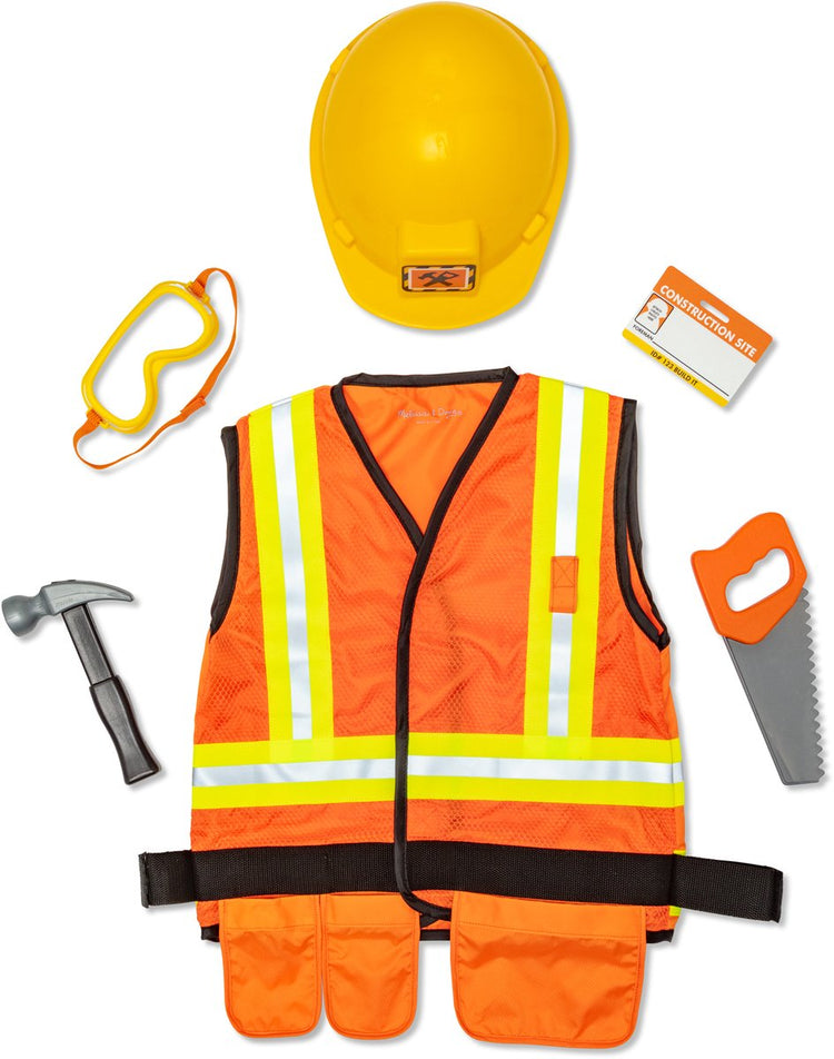 Melissa Doug Construction Worker Play Play Costume