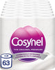 Papier toilette Cosynel - 63 rouleaux - blanc 3 épaisseurs - pack économique