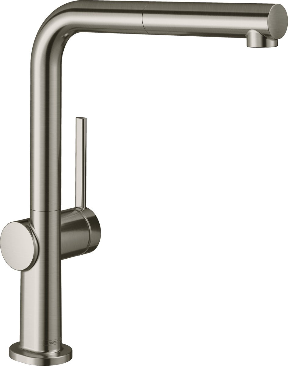 Hansgrohe m54 - Robinet de cuisine Talis avec douchette extractible, aspect acier inoxydable 72808800