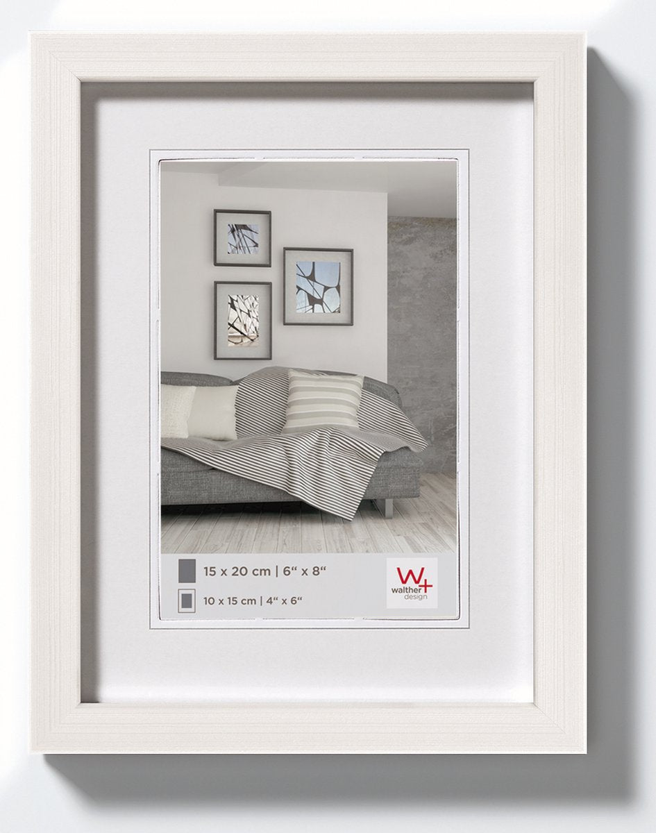 Construction Walther - cadre photo - format photo 18x24 cm - blanc