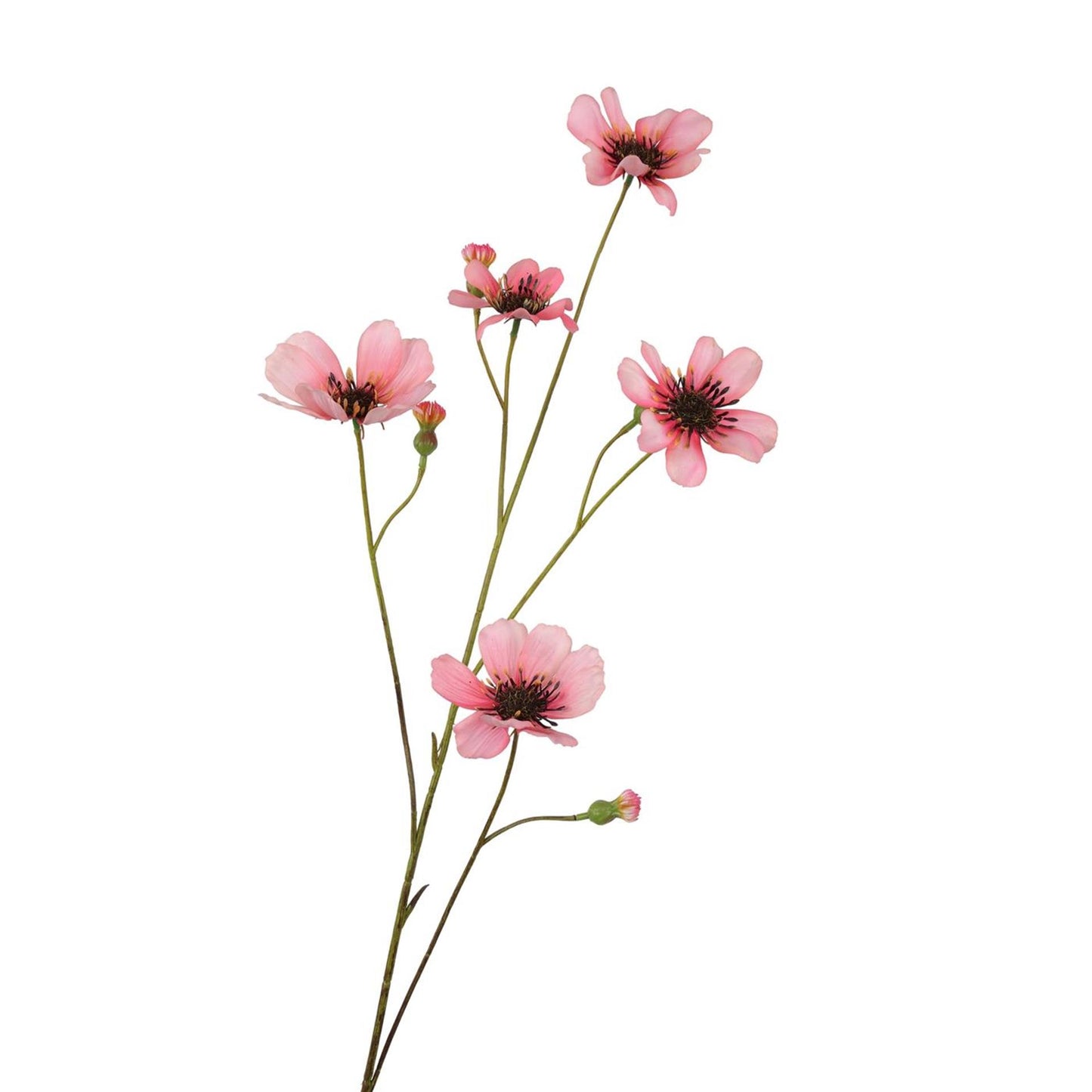 Roberts collection fleur artificielle coquelicots rose 90cm