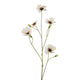Roberts collection fleur artificielle coquelicots blanc 90cm