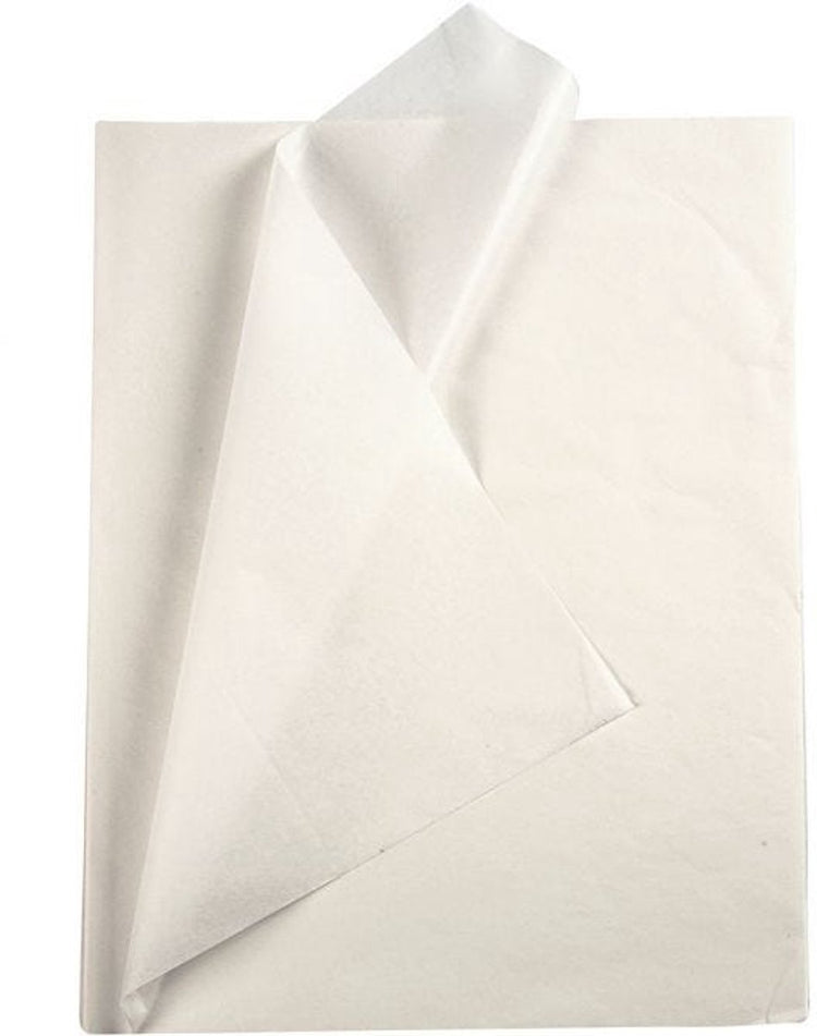 Papier de soie Creativ company, feuille 50x70 cm, 17 gr, blanc, 25 feuilles 1 boîte