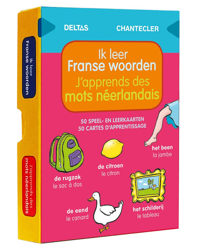 Jouer aux cartes d’apprentissage Deltas J’apprends des mots français