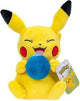 Jazwares peluche pokémon pikachu avec accy baie orange 20 cm