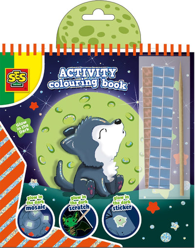 Ses do Coloring Book Glow in the Dark 3in1