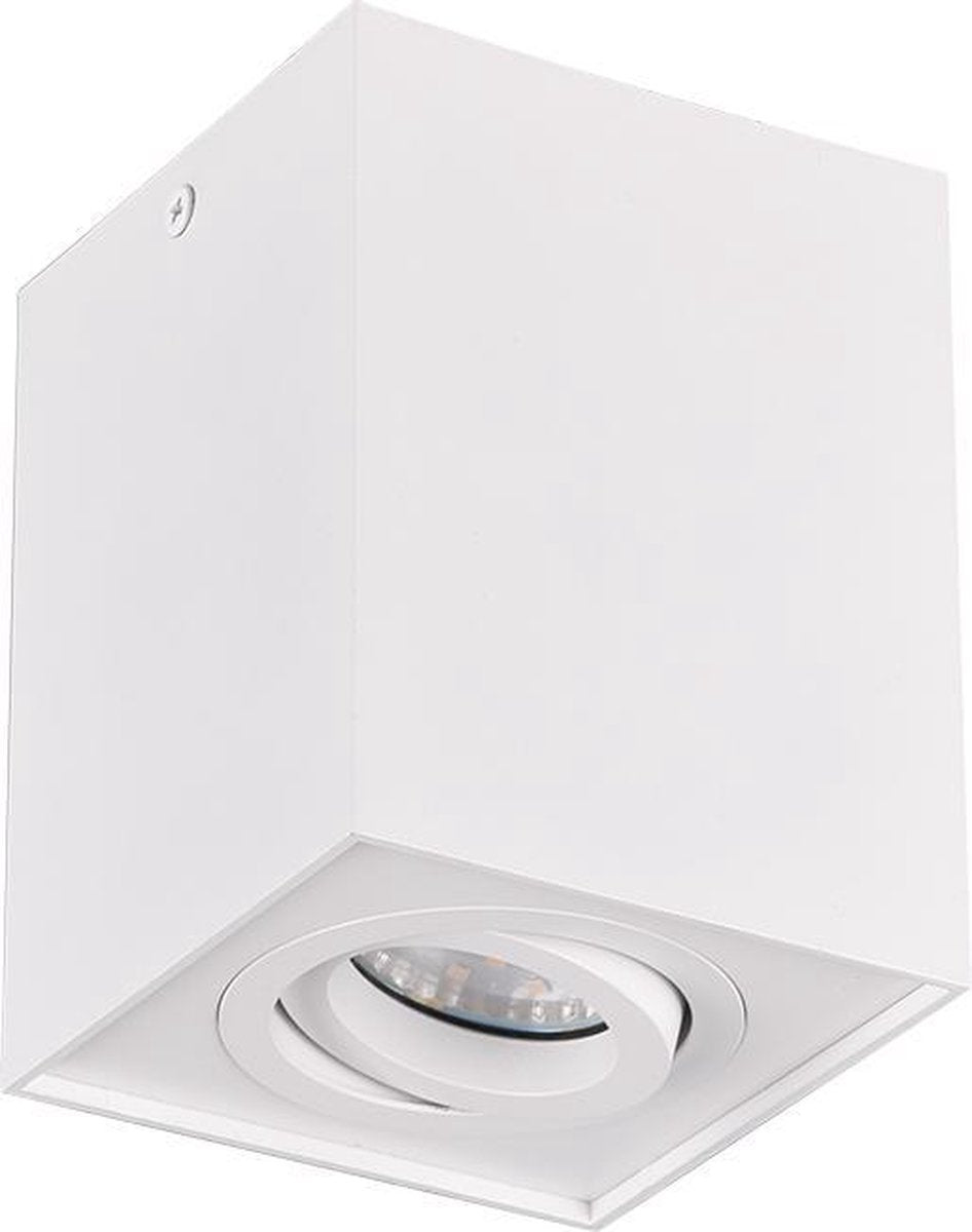 Trio biscuit - plafonnier - blanc mat - excl. 1x gu10 35w