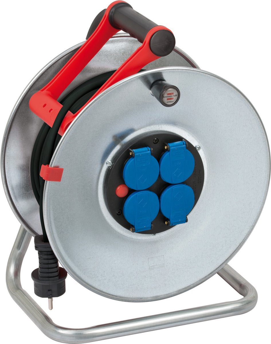 Brennerstuhl garant s ip44 enrouleur de câble 25m h07rn-f 3g2,5 broches terre