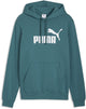 Puma ess non. 1 logo hoodie fl(s) pull unisexe - glace émeraude