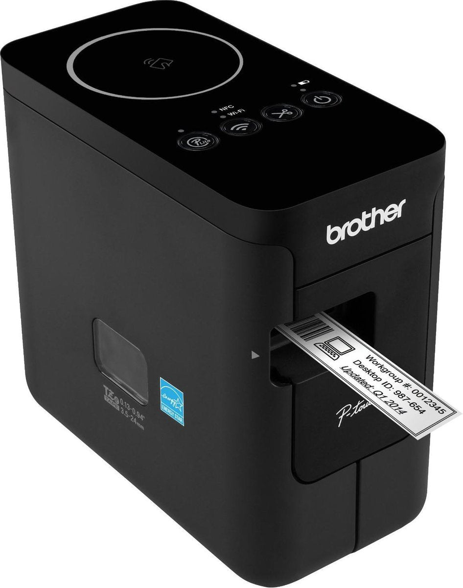 Imprimante d'étiquettes noires Brother pt-p750w 180 x 180 dpi