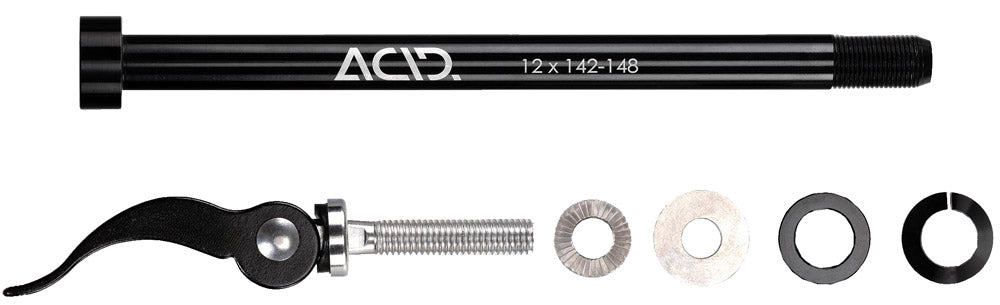 Axe traversant acide pour remorque de vélo