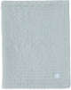 Jollein couverture bébé berceau jersey 75x100cm - jacquard vert d'eau - gots
