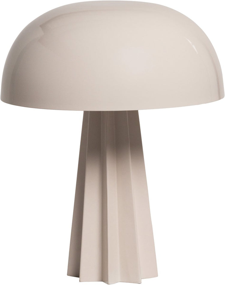 Lampe de table Woood Virel - métal - gris clair brillant - 29x11x11