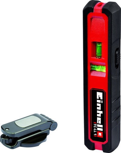 Niveau laser Einhell TC-LL 1 - ligne de portée de travail : 5 m - point de portée de travail : 20 m - incl. montage mural flexible