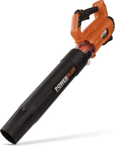 Souffleur de feuilles à batterie Powerplus double puissance powdpg7521 - Souffleur de feuilles à batterie 20 V, aspirateur à feuilles, vitesse d'air maximale de 145 km h, outils de jardin, sans batterie ni chargeur