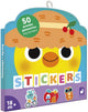 Janod - carnet d'autocollants - printemps - 50 autocollants