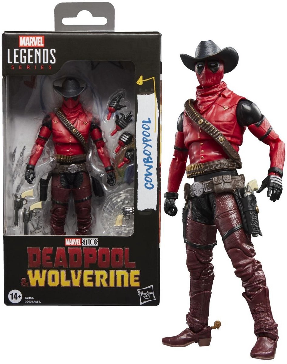 Hasbro Deadpool Wolverine - Cowboy Pool - figurine série légendes 15cm
