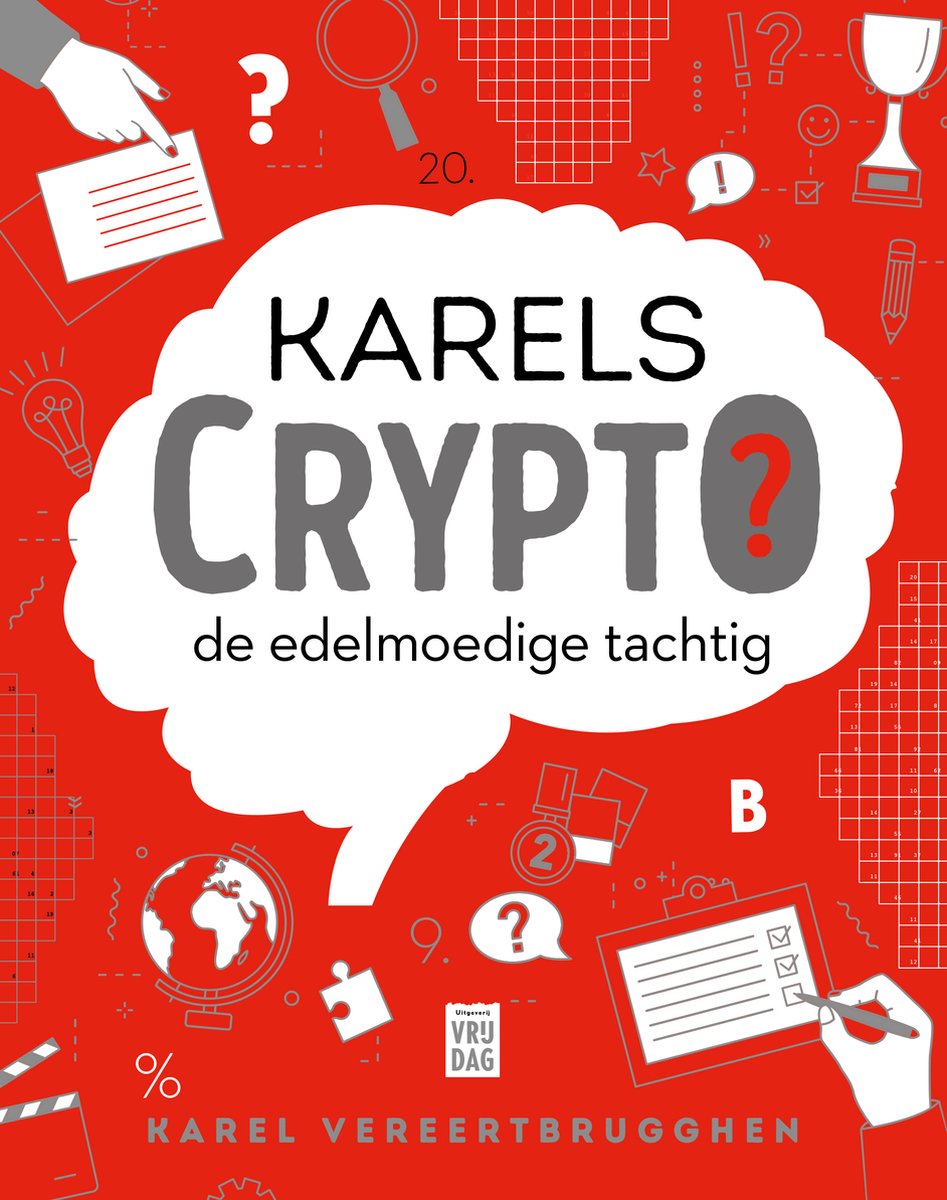 Karels crypto sans marque sans marque : les quatre-vingts généreux - livre de puzzles