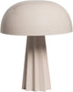Lampe de table Woood Virel - métal - gris clair brillant - 29x11x11