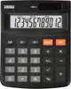 Desq® | calculatrice de bureau | 12 chiffres| compacte | robuste