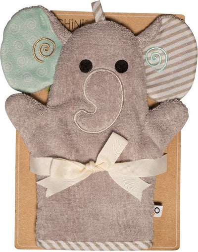Gant de toilette Zoocchini - elli l'éléphant gris éléphant