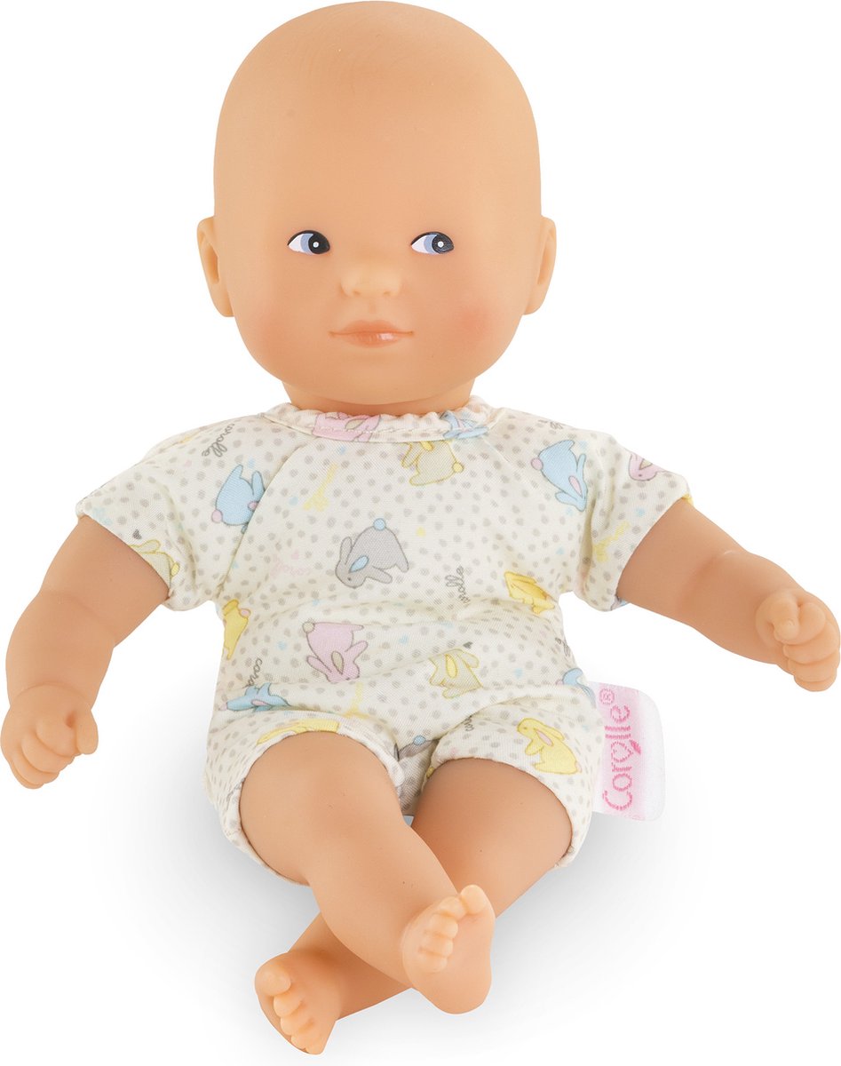 Corolle Mon Poupon Mini Calin Babypop Rabbit Blue Eyes, 20 cm