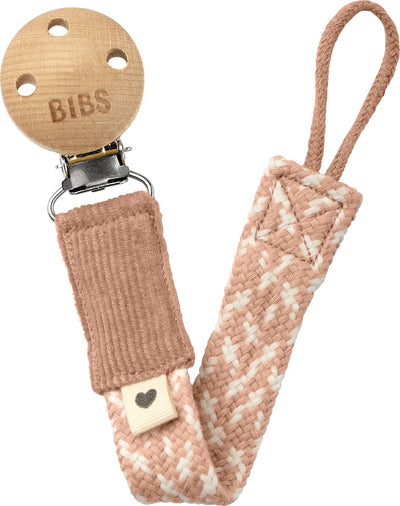 Bavoirs - cordon tétine - ivoire blush - 0+ mois