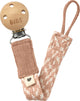Bavoirs - cordon tétine - ivoire blush - 0+ mois