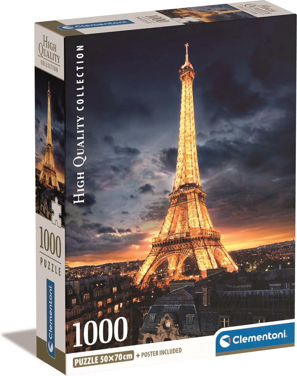 Clementoni puzzle 1000pcs tour eiffel