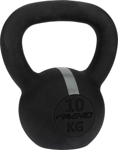 Kettlebell Avento - 10 kg - fonte - gris noir