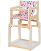 Chaise de poupée en bois Goki avec tableau 2in1