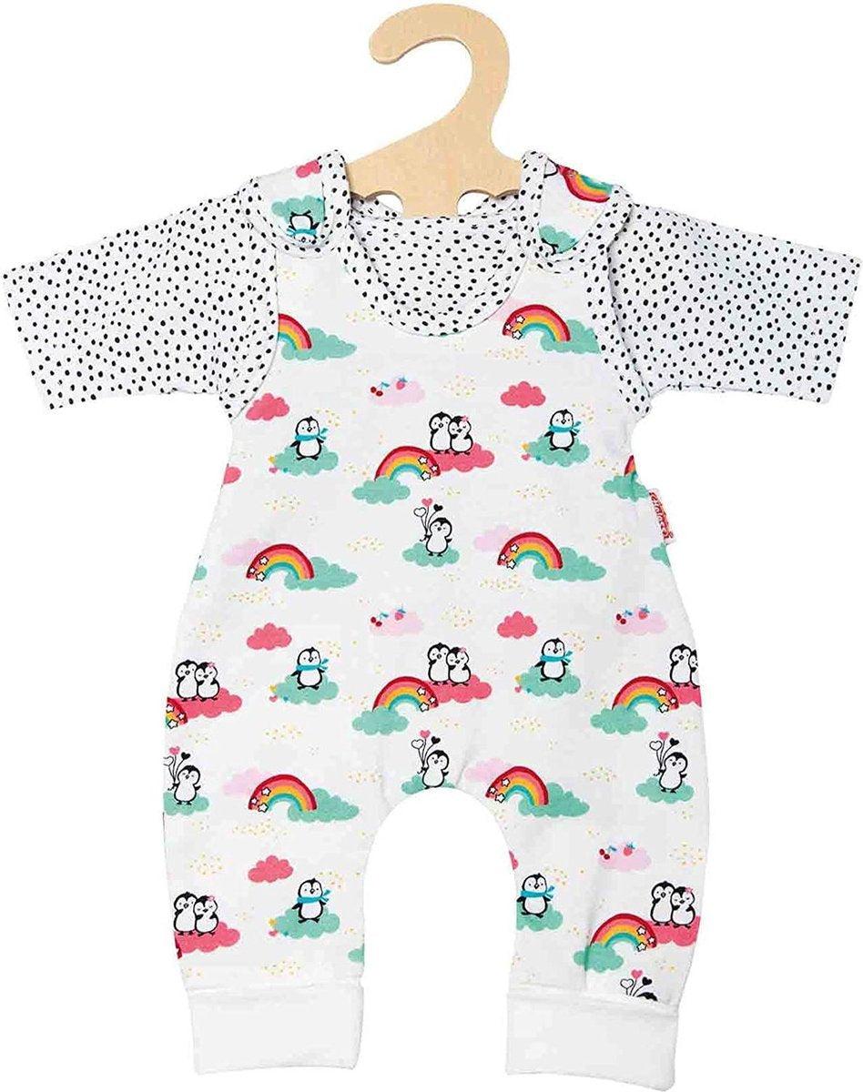 Penguin de poupées avec T-shirt, 28-35 cm