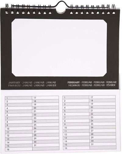 Calendrier d'anniversaire artisanal