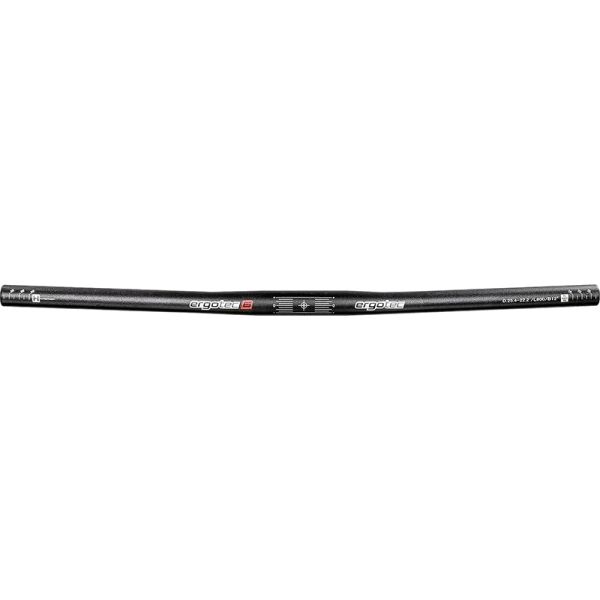 Barre plate de direction ergotec 25,4x600 mm noir